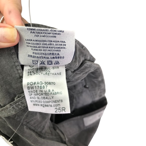 AG Adriano Goldschmied Women's The Legging Super Skinny‎ Jeans Mid-Rise Gray 25R - Picture 9 of 10